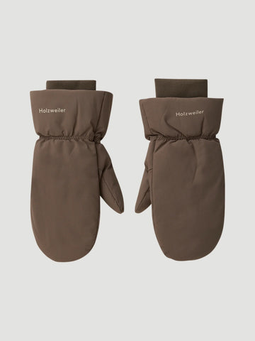 Slogen Bubble Mittens Taupe