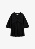 Iben Eden Dress Linen Black