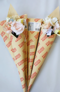Papirblomster Bukett | 9Stk
