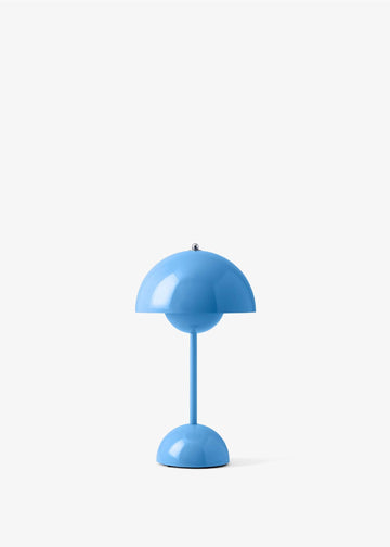 Flowerpot VP9 Trådløs Bordlampe | Swim Blue