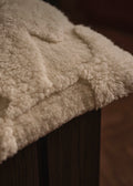 Rime Tufted Cushion Off-white