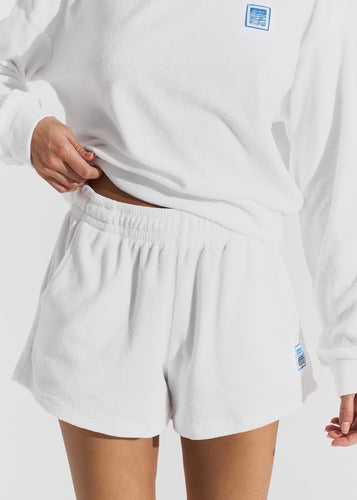 Terry Shorts Creme White