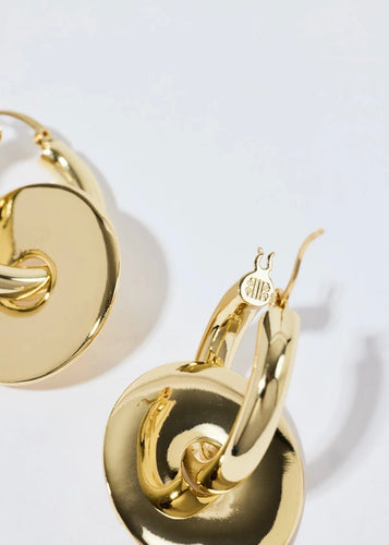 Petite Ufo Earrings Gold