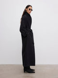 Relaxed Wool Coat Black