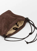 Suede Giana Bag Hot Fudge Brown