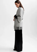 Akila Lambswool Jacket Light Grey