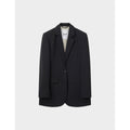 Elton Classic Gabardine Blazer Black