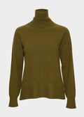 Zina Wool Cash Sweater Hunter