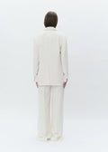 Elton Classic Gabardine Blazer Ivory Shade