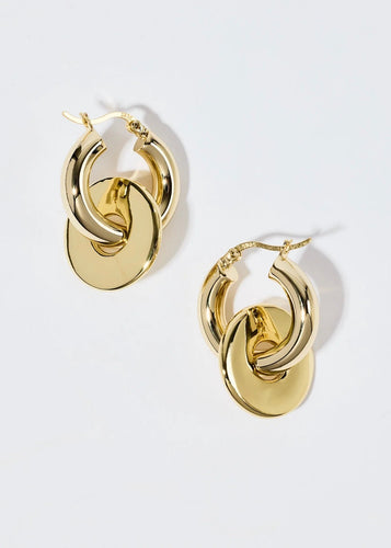 Petite Ufo Earrings Gold