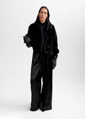 Elda Lamb Fur Jacket Black