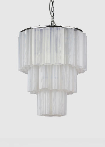 Fontaine Chandelier White 3 Layer