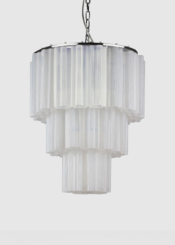 Fontaine Chandelier White 3 Layer
