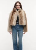Lumi Cropped Faux Fur Jacket