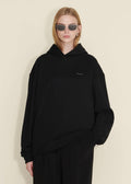 W. Relaxed Hoodie | Black