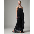 Isaac Chiffon Dress Black