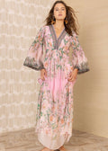 Alanna Long Dress Silk Viscose Pink