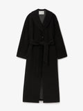 Relaxed Wool Coat Black