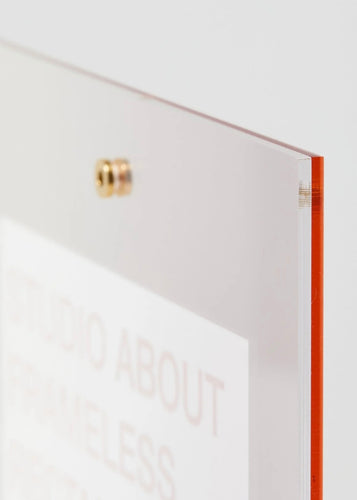 Frameless A3  Rectangle | Rose