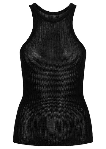 Racer Tank Top Black