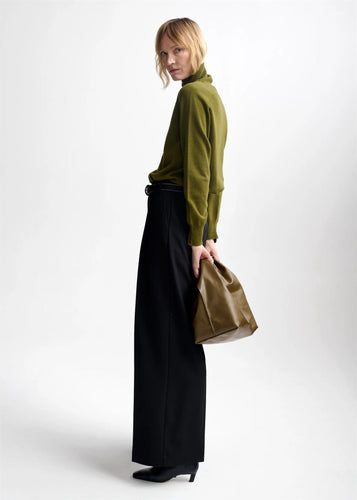 Zina Wool Cash Sweater Hunter