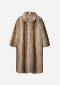Scarlet Long Fox Coat