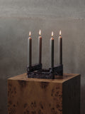 Newel Modular Candle Holder Set of 4 Rosso