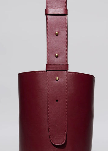 The Norma Tote Burgundy Red