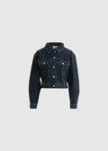 Noelle Denim Jacket | Washed Black