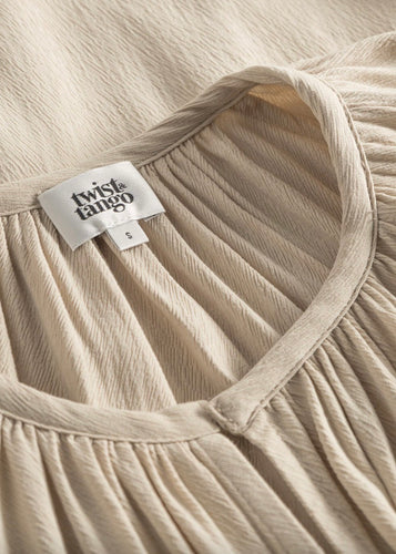 Sarai Blouse | Greige
