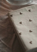 Servietter Beige m/hjerter