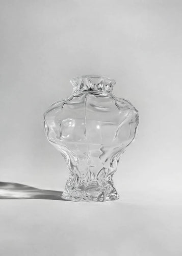 Ammonit Large Vase Clear