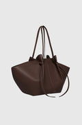 Large Mochi Espresso Pebble Grained Leather