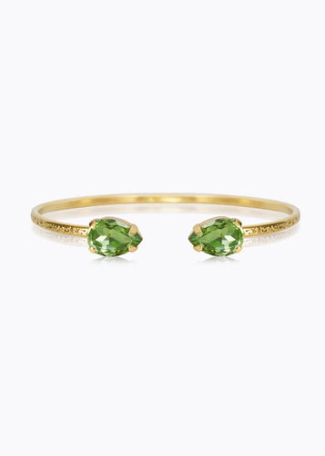 Petite Drop Armbånd | Gold & Peridot