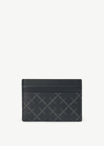 Elia Printed Cardholder Charcoal