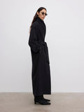 Relaxed Wool Coat Black