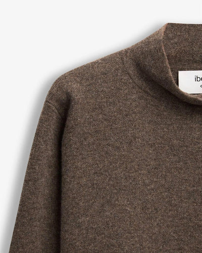 Serge Merino Sweater Brown Melange