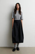 Amala Knit O-Neck Mid Grey Melange