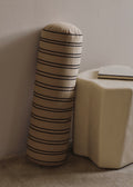 Twill Bolster Cushion Cashmere & Black