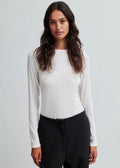 Matima O-Neck Tee Off White