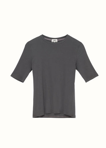 Marianne Rib Tee Volcanish