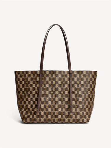 Abigail Monogram Tote Bag Shale