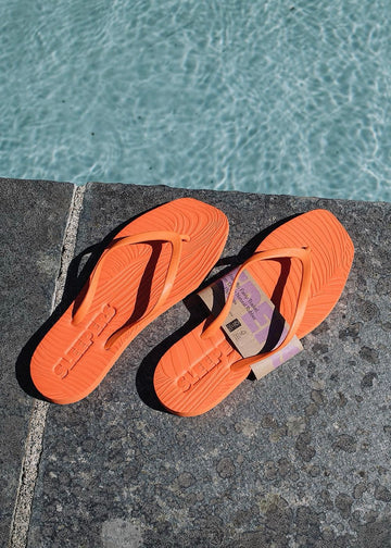 Tapered Flip Flop Orange