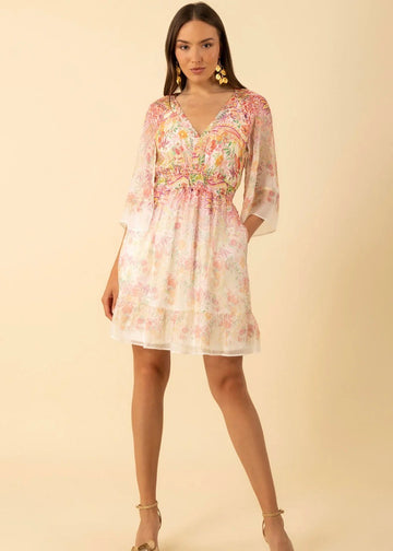 Baylee Chiffon Dress Pink