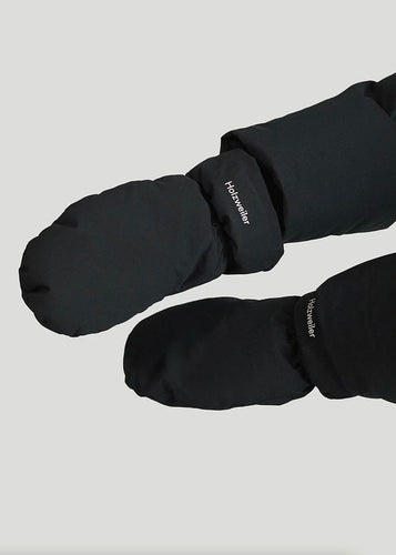 Slogen Bubble Mittens Black