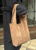 Suede Demi Bag Moral Gray