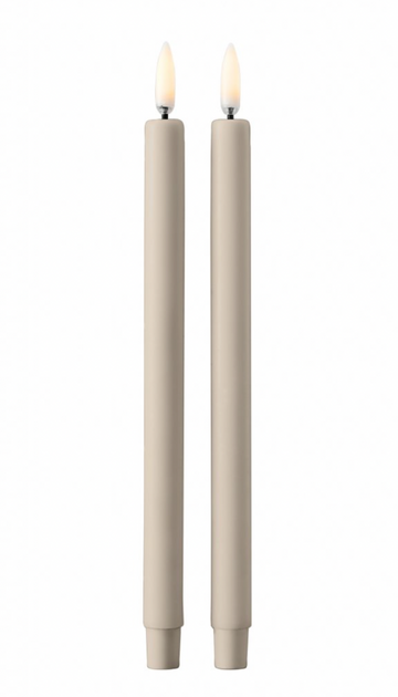 Stoff Nagel Led-Lys 2 stk Sand