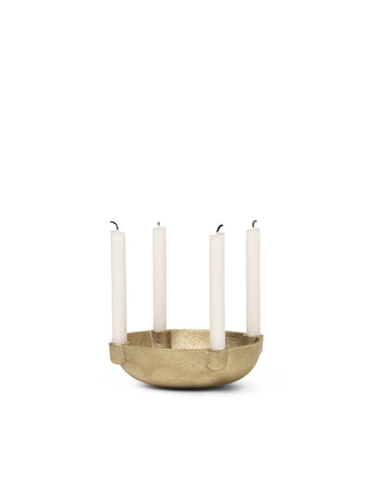 Bowl Candle Holder | Small | Brass