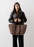 Traversée L Hunting Tweed Brown