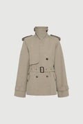 Majorstuen Trench Short Khaki
